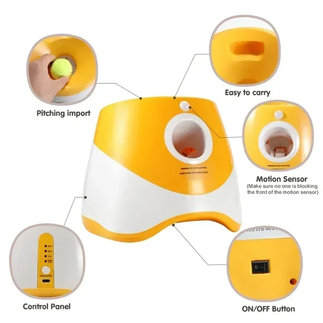 S20eb148e3d8947cc81c113755e6344938.jpg Catapult For Dogs Ball Launcher Dog Toy Tennis Ball Launcher Jumping Ball Pitbull Toys Tennis Ball Machine Automatic Throw Pet