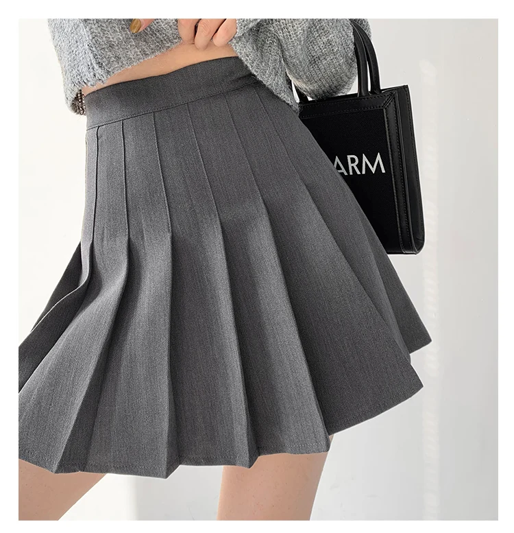 

Empire Preppy Style Cute Pleated Mini Skirt for Women Spring Summer Sexy High Waist Kawaii Japanese Style Skirts Dropshipping
