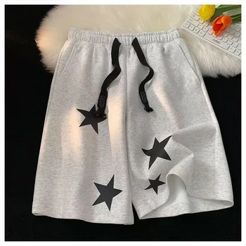 Star Print Loose Shorts 6