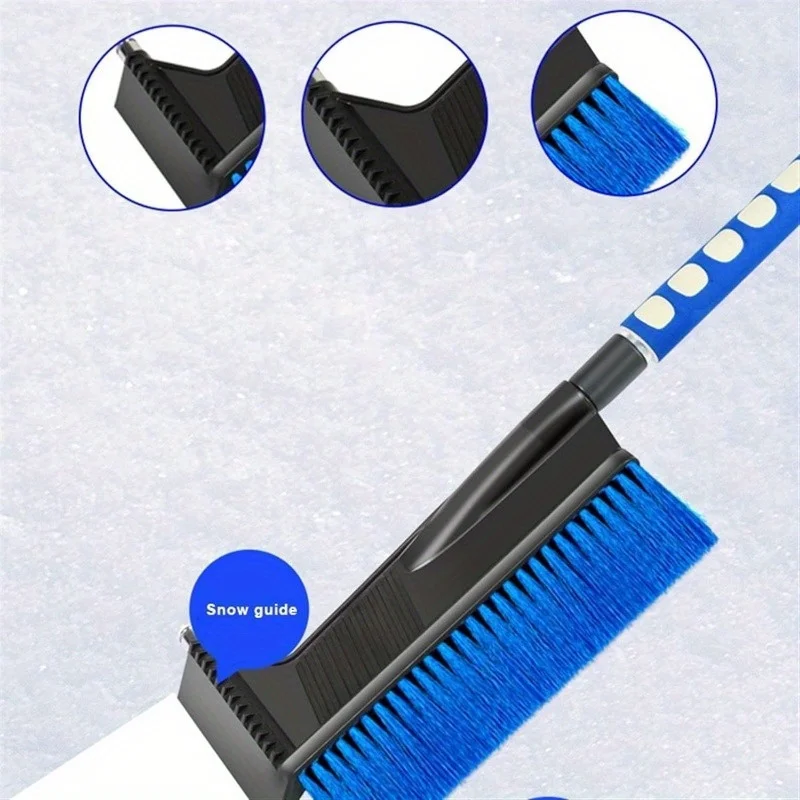 3in1 Multi-functional Car Snow Shovel, Car Snow Scraper Glass Defrost Snow Deicing Cleaning Tool
