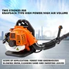 Backpack Type Blower Gas Powered 4HP 2-stroke Gasoline Blower Air-cooled Lawn Blower Gasoline Snow Blower Blade Blower Fire Exti 2