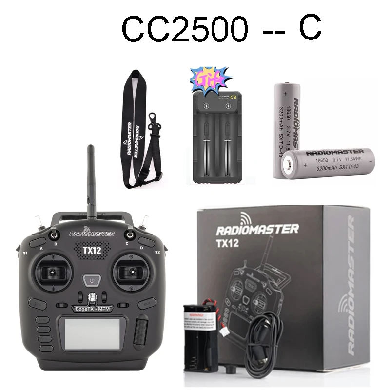 在庫あり RadioMaster TX12 MKII 2.4G ExpressLRS ELRS 16CH