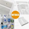 24 Pockets Over the Door Shoe Organizer Large Mesh Pockets Transparent Fabric Shoe Rack Storage Bag For Bedroom 5