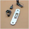 JUKI MH380 Gauge Set For 2 Needle Chain Stitch Needle Plate Presser Foot Needle Clamp Industrial  Sewing Machine Accessories 4