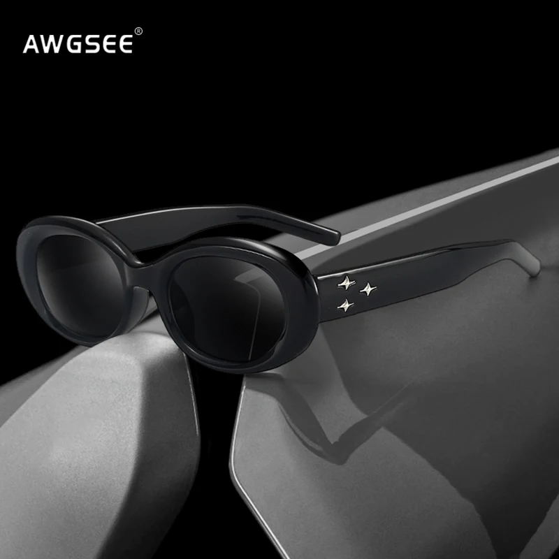 

Fashion Luxury Women Sunglasses Brand Designer Small Oval Elegant Lady Trend Sun Glasses 2023 New Graceful Eyewear