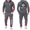 NEW Men Spring Autumn Stylish SKODA Logo Solid Color Sweatshirt Set Casual Long-sleeved Hoodies Pants Polar Two Piece Suit 1