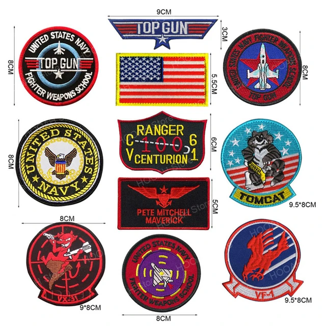 Top Gun Flight Test MAVERICK Ranger Patch Vf-1 VX-31 Tomcat US Navy Fighter  Weapon School Squadron Badge Patches For Jacket - Price history & Review, AliExpress Seller - BADGE Official Store