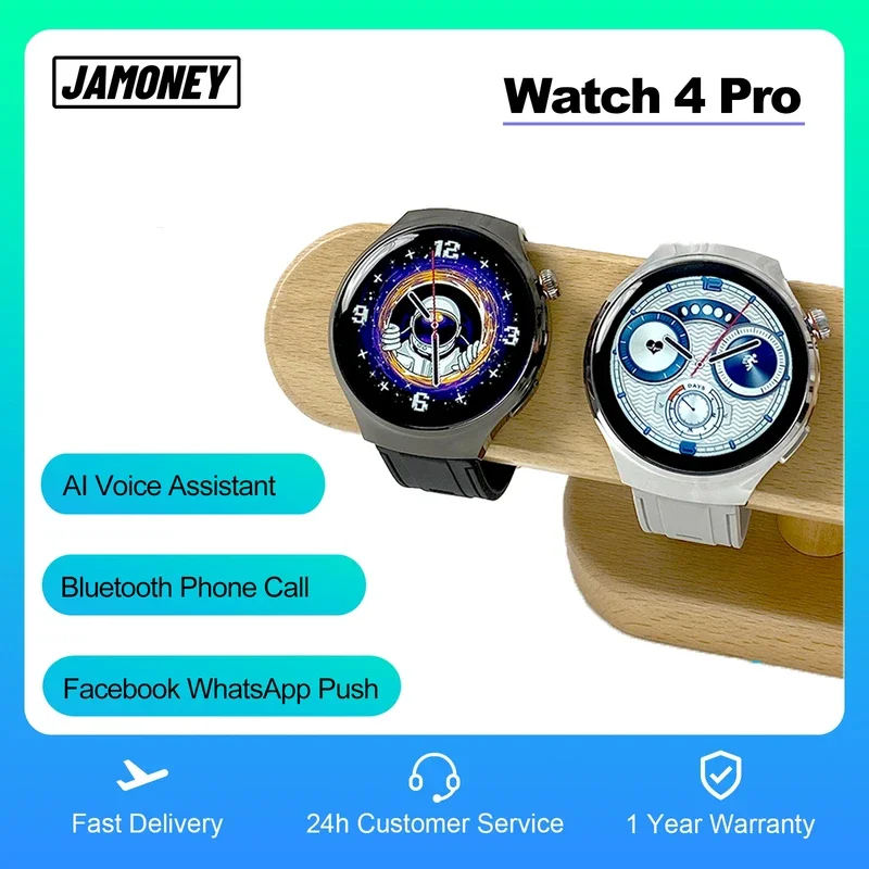 

Watch 4 pro smart watch new design Bluetooth phone call wristwatch with GPS sport smartwatches for men women's