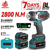 ONEVAN 2800N.M clé à chocs électrique sans fil tournevis à couple élevé perceuse outil électrique pour Makita broche de batterie 18V 1