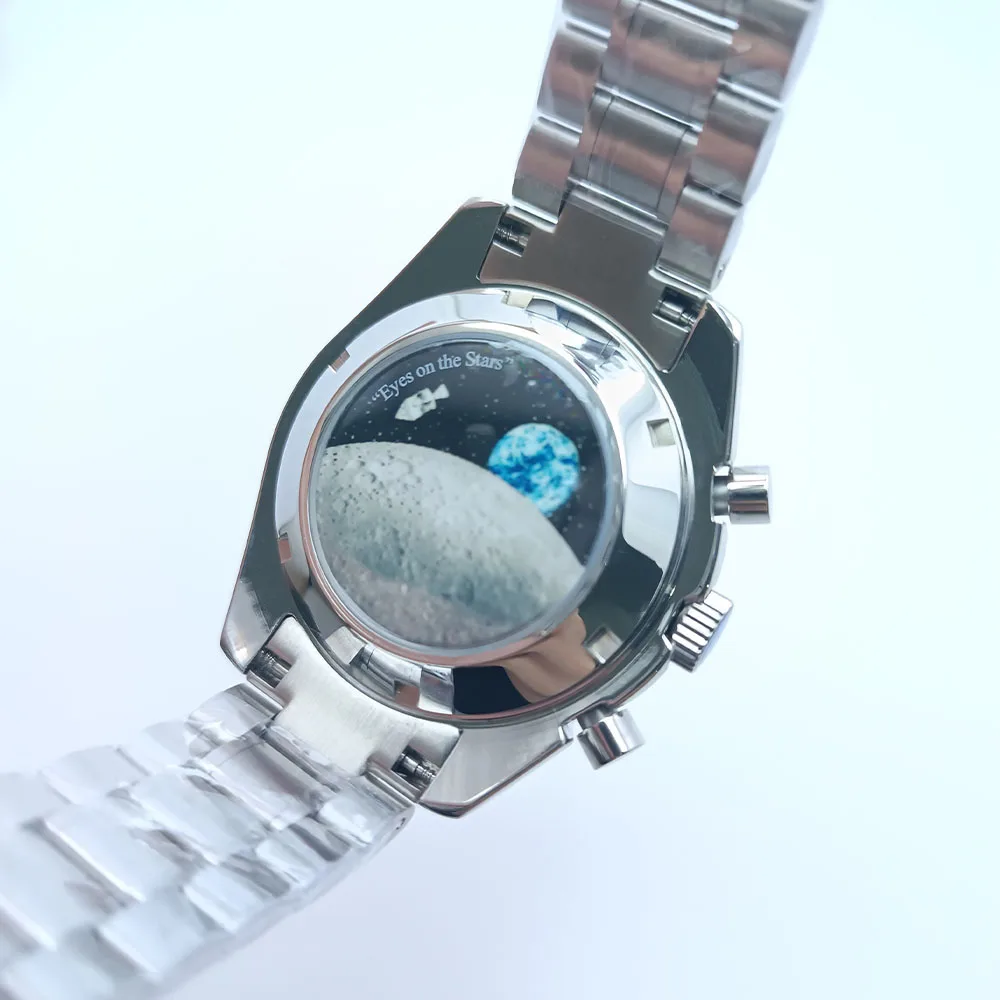 39.7mm vk63 watch case Men's watches metal case FIT VK63 movement