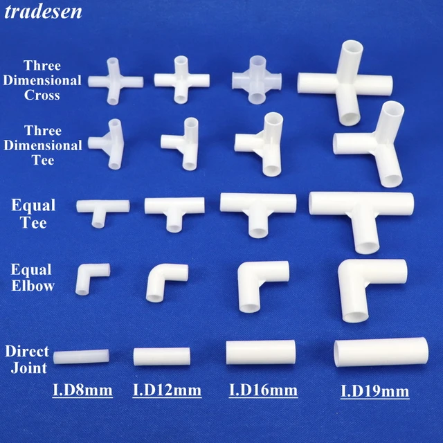 Pvc Adjustable Joint Fitting Pvc Cross Connector Joint Pvc, 49 OFF