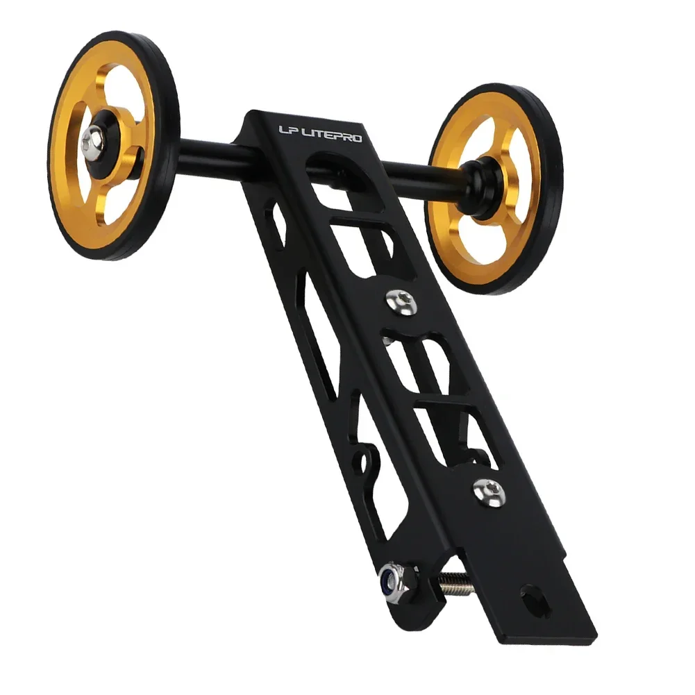 Convenient and Reliable Easy Wheel for RHINE Birdy 123 Series Folding Bike Rear Rack Ezwheel Improved Performance bicycle parts