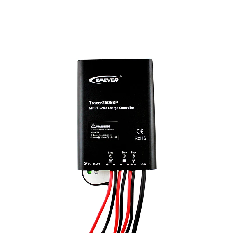 EPEVER Tracer2606BP With 2.4G RJ45 D 10A Solar Charger Controller Lithium Batter