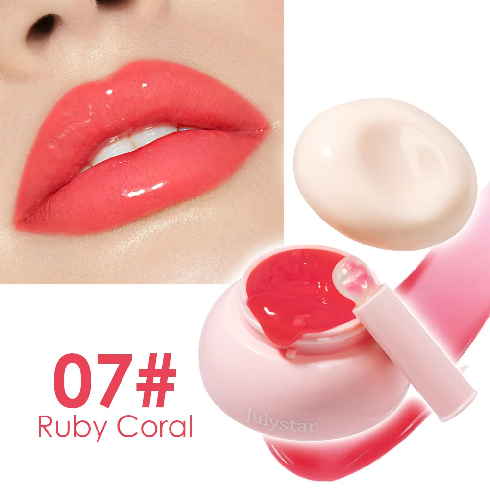Hydraterende spiegelglans lipgloss en blush voor wangen set_voghion.com