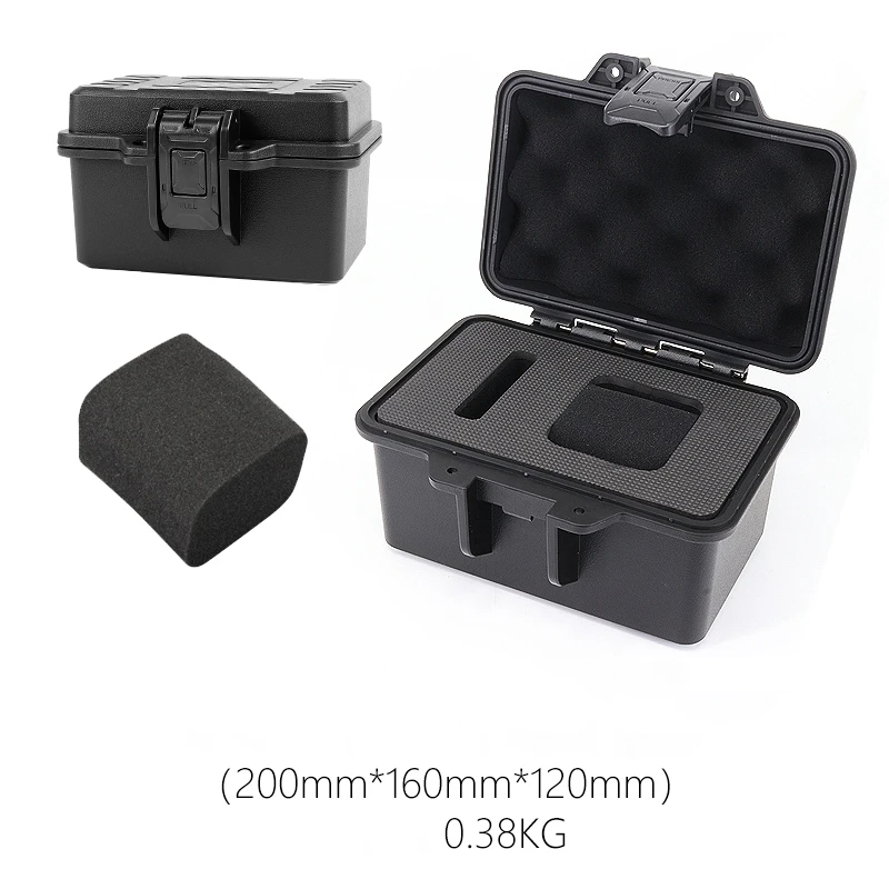 Watch Box Organizer for Men Waterproof Suitcase 6 Grid Storage Jewelry Display Box Watch Safety Protection Anti Drop Toolbox