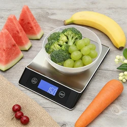 Smart Stainless Steel Digital Kitchen Scale for Precise Weighing (5 - 15Kg/1g) (5Kg)