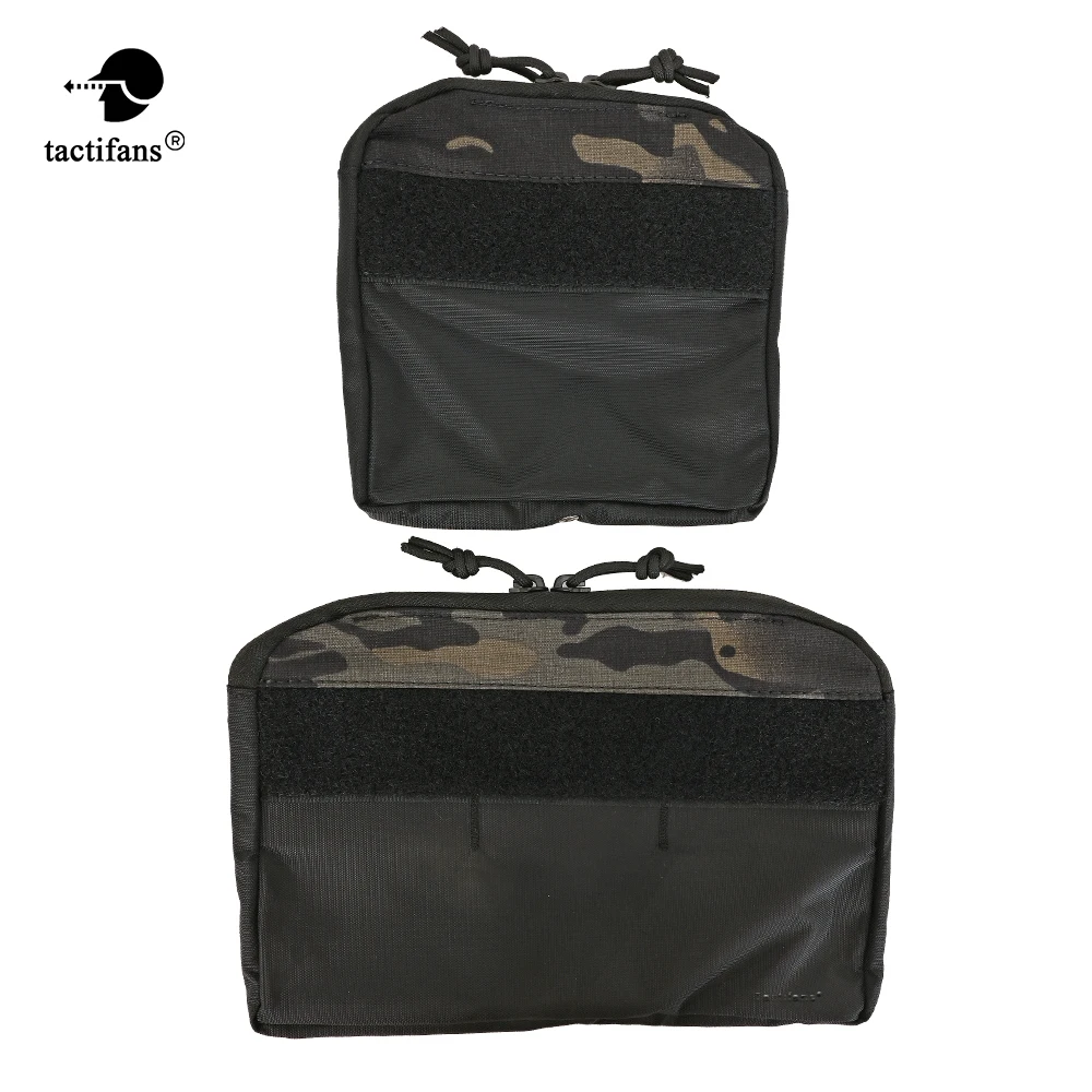 

Tactical Slim Small Half Pocket Kangaroo Insert Pouch Zipper Bag Outdoor Sport Gears Storage DOPE Front Flap Hunting Accessories