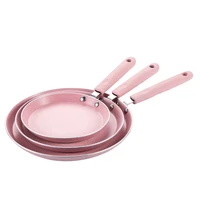 Flat Bottom Pan Pink Non-Stick Pot for Gas Stoves and Cooker Use Mini Omelettes Fried Eggs Pancake Baking Pans Frying Dropship 1