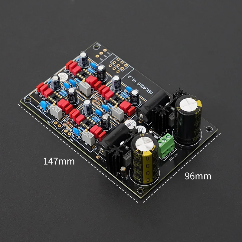 Фото Высококачественный MBL6010D Hi-Fi предусилитель DIY комплект Stereo Adopt JRC5534 Customized Black Gold Edition №2
