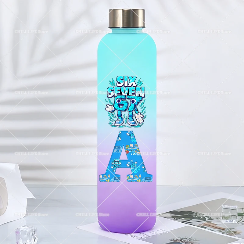 Enhanced Water Bottles - 900ML Sports & Travel Hydration Jug with Motivational Print