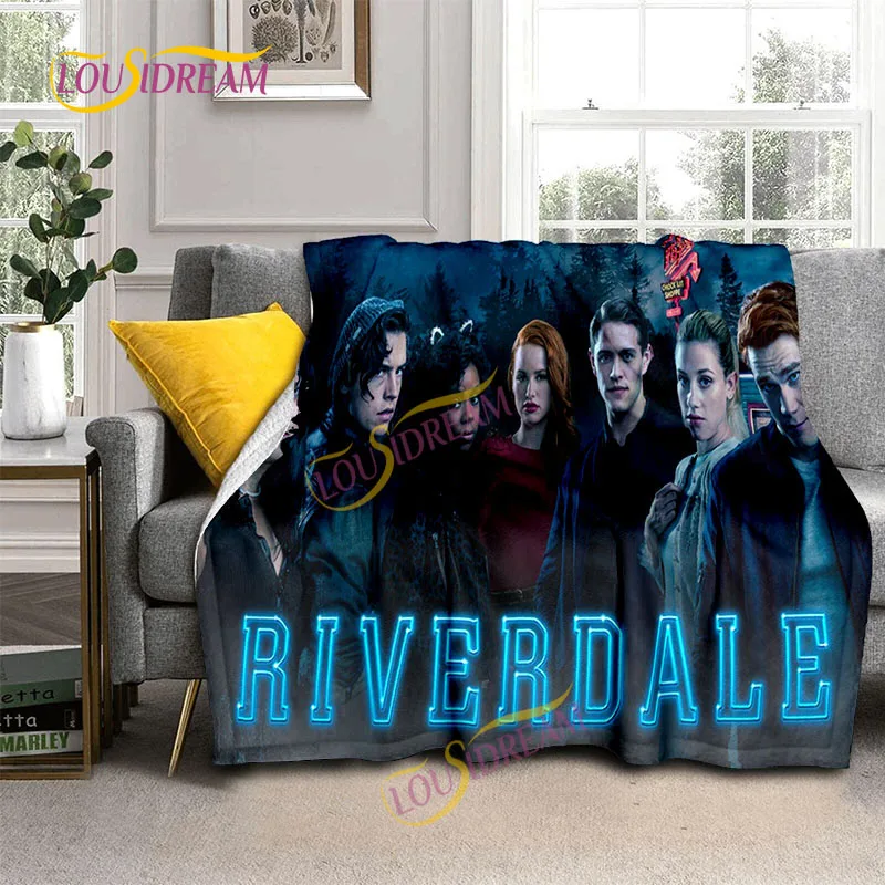 

Riverdale 3D Printed Suspense TV series Flannel blankets 3D printing soft warm bedspread blankets