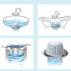 New Bathtub Drain Hair Catcher Collapsible Drain Protector for Pop-Up and Regular Drains of Shower Bathtub Tub Bathroom Sink 4