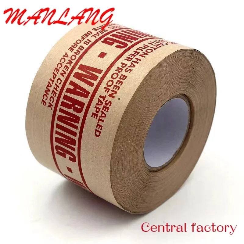 

Custom 2% Discount Strong Custom reinforced gummed Printed Kraft Paper Tape