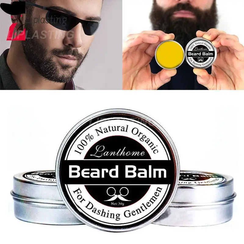 

New Natural Professional Beard Conditioner Beard Balm For Beard Growth And Organic Moustache Wax For Men Beard Smooth Styling