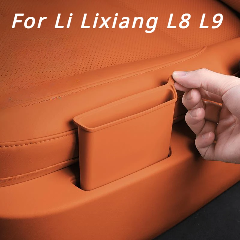 

Phone Slot Storage Box for Li Lixiang L8 L9 2022 2023 Car Styling Second Row Seat Phone Slot Storage Mat Silicone Storage Box