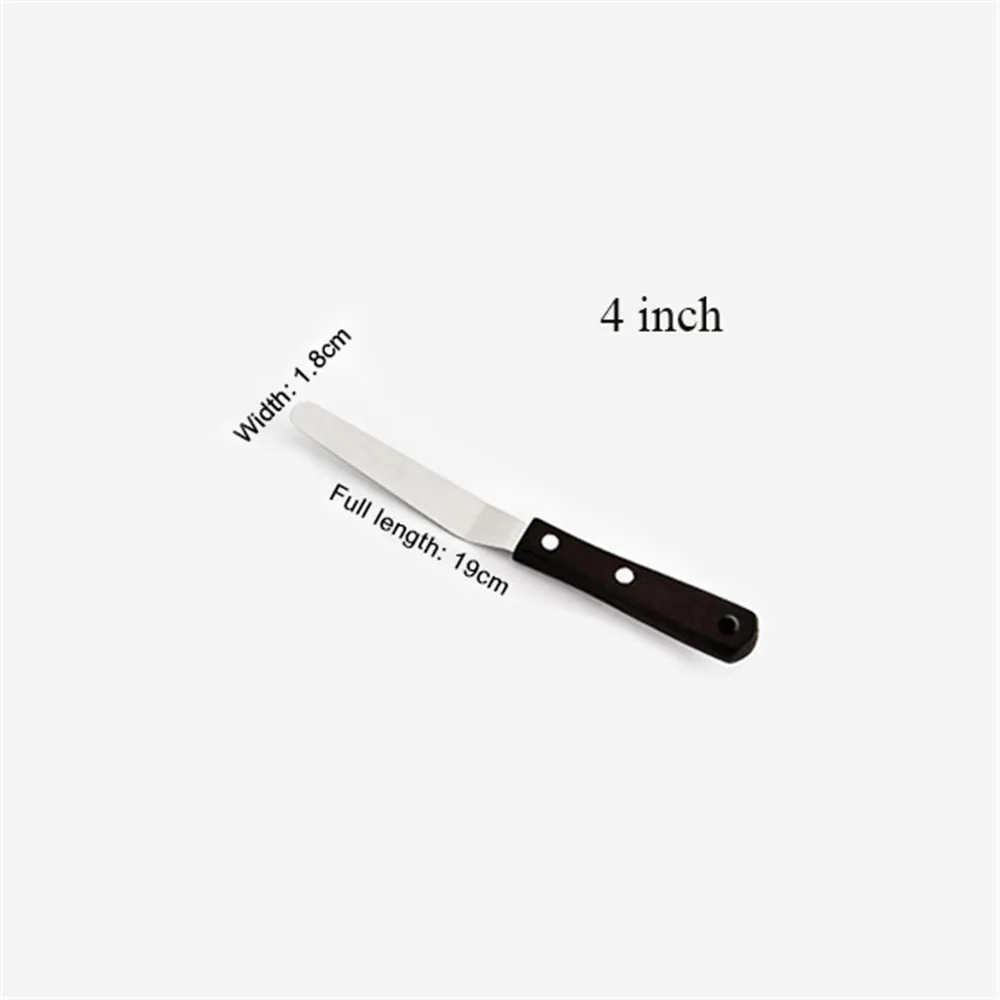 In Acciaio Inox Metallo Burro Spatola Della Torta Crema di Formaggio di Riscalda