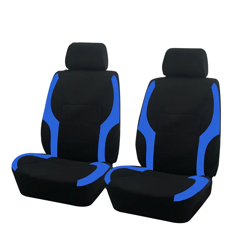 AUTO PLUS Sports Universal Polyester Car Seat Cover Set Fit Most Car Plain Fabric Bicolor Stylish Car Accessories Seat Protector - Image 19