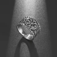 Bague Masque Souriant Asymétrique Rétro 10