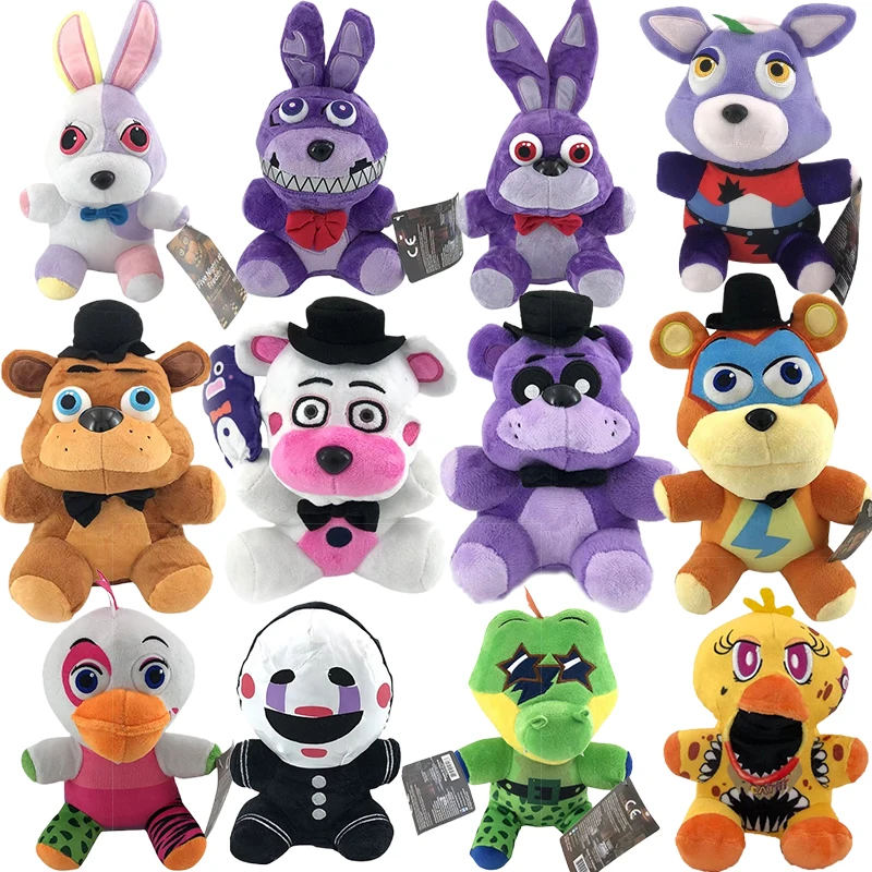 18cm Boneco De Pelúcia Fnaf Five Nights At Freddy 's Brinquedo De