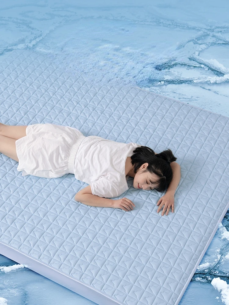 Grade A Latex Mat Three piece Set Washable Folding Ice Silk Mattress