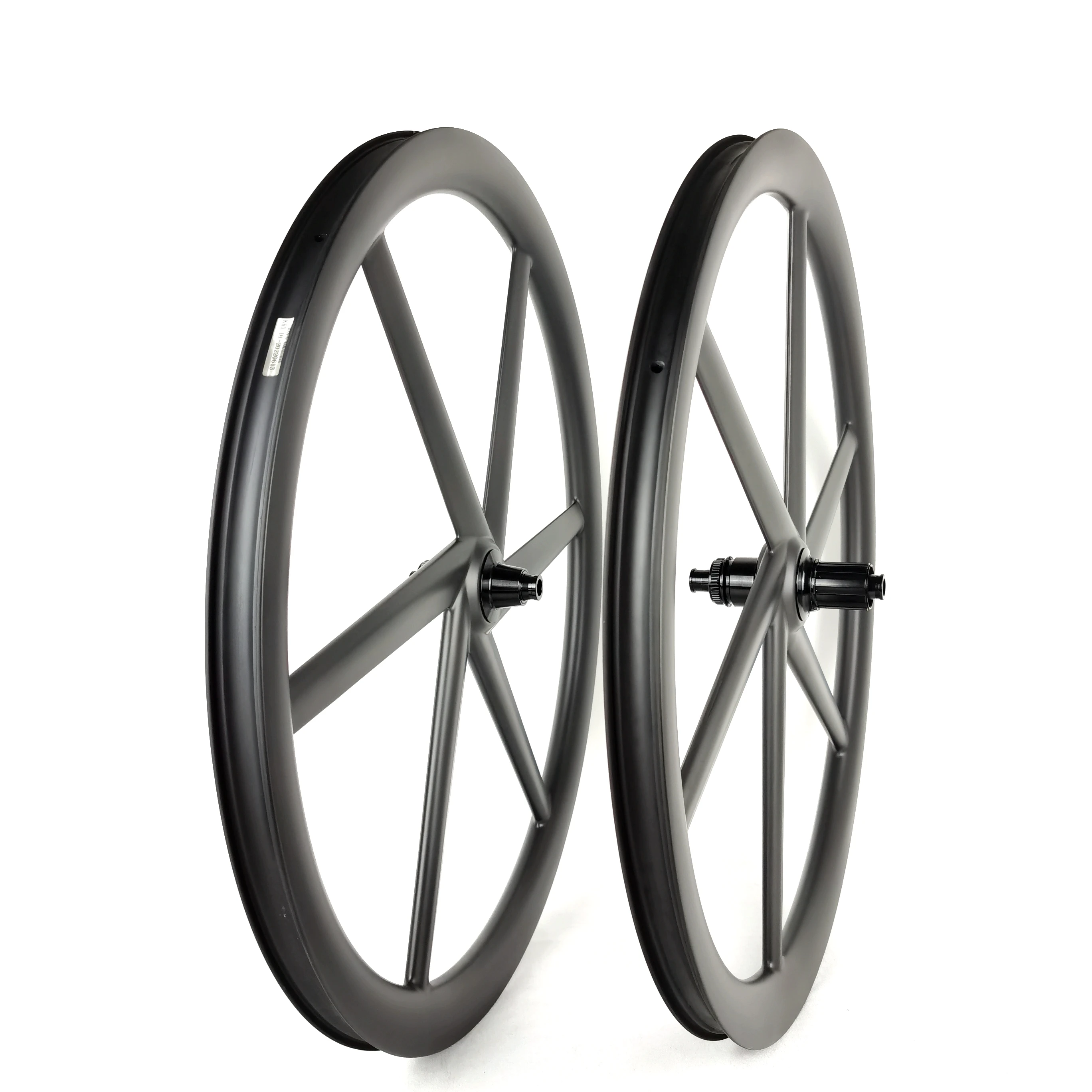 カーボンファイバーロードバイクディスクブレーキ,6スポークホイール