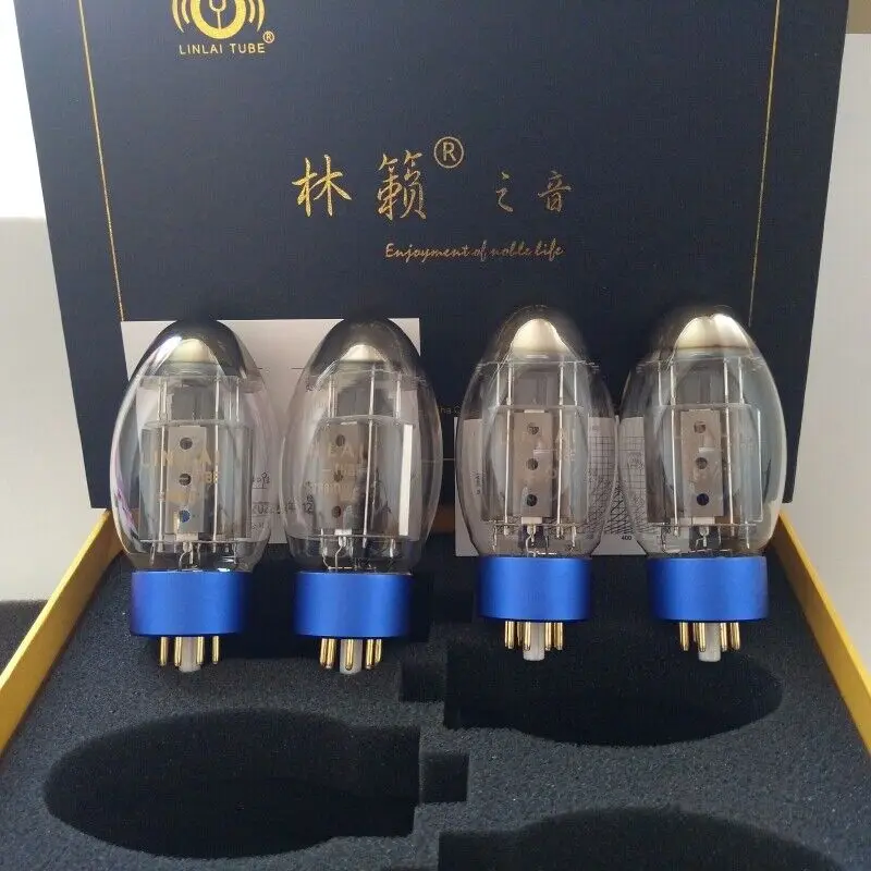 Matched Quad LINLAI KT88-D Perfect Titanium Screen D-Series Vacuum Tube Amp 6550