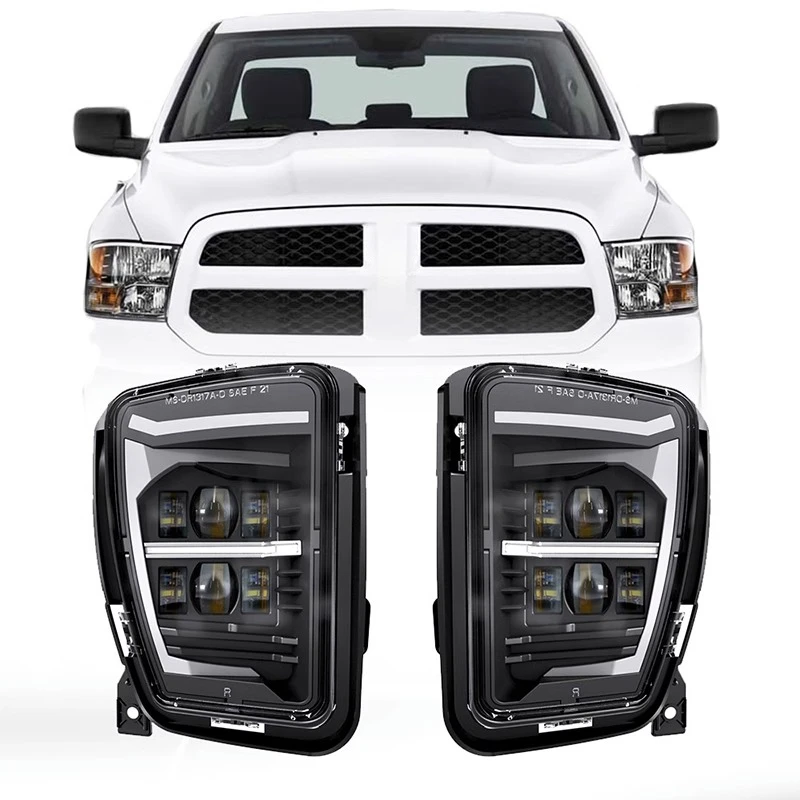 

Пара передних противотуманных фар Dodge Ram 2013 для 2018-1500 годов выпуска
