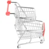Mini Shopping Cart Storage Container Desktop Ornaments Models Toy for Kids Toys 3