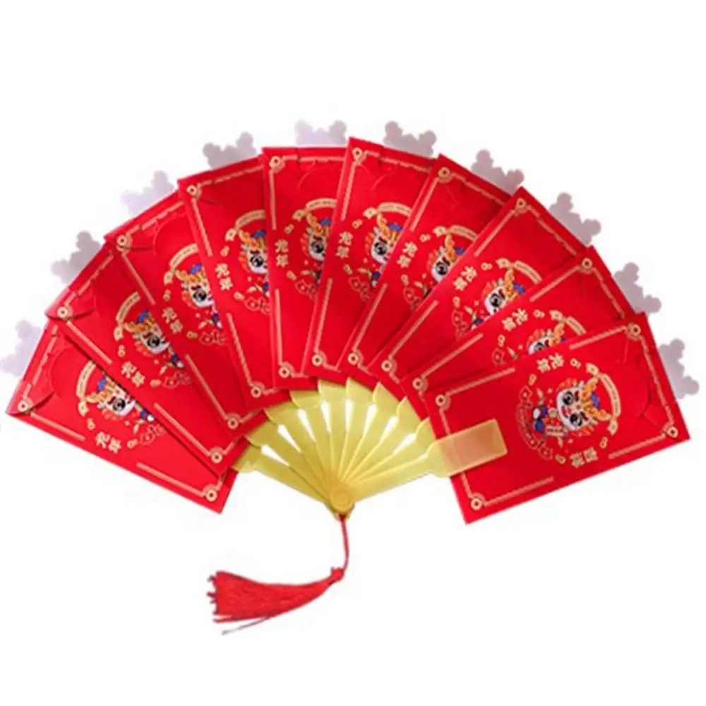 

Blessing Pockets Fan Shape Money Pockets Money Red Pocket Lucky Money New Year Lucky Money Fan Best Wishes Good Luck