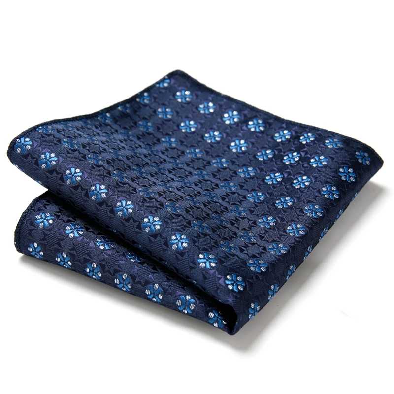 Pocket Square Men Handkerchief 2022 New Style High Grade Hot sale Silk Suit Accessories Solid Black Men Abraham