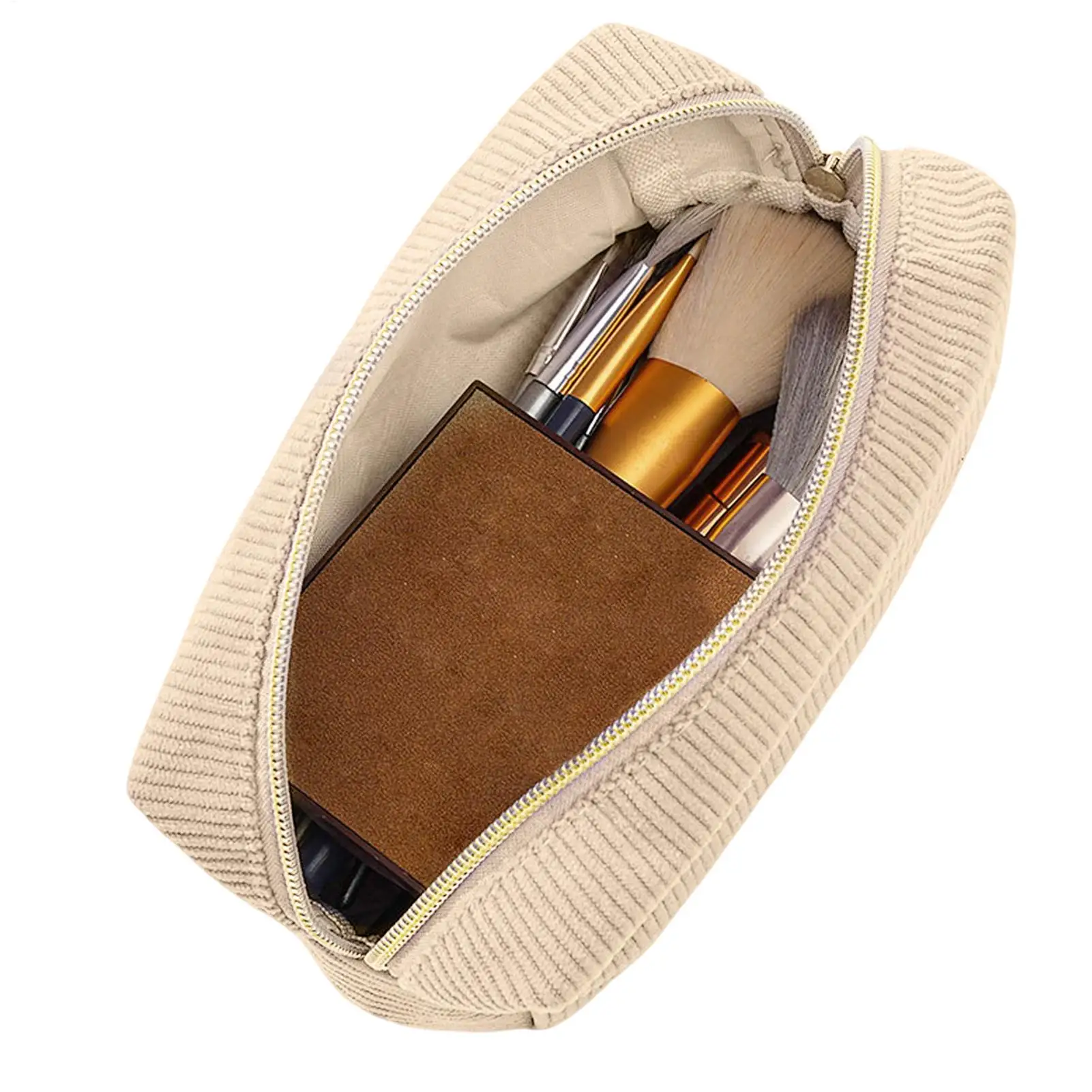 Teen Girl Pencil Case School Pencil Case Corduroy Stationery Pouch Storage Organizer Stationery Supplies Holder for Classroom