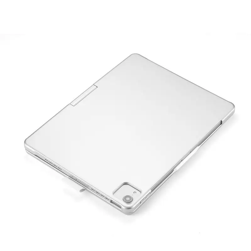 Wireless Tablet Keyboard 360-Degree Rotating Keyboard With Backlit Rainbow Light Keypad Protective Tablet
