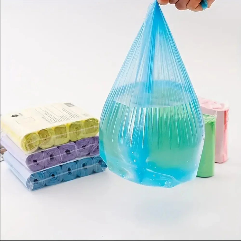 100-300PCS Disposable Rubbish Bags Household Disposable Trash Plastic Waste Bag Dormitory Living Room Kitchen Use Storage Trash 4