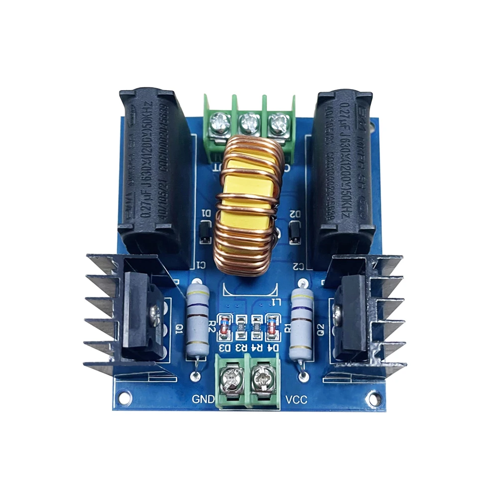 

DC12-30V 180-360W ZVS Drive Board Tesla Coil Boost Power Supply High Voltage Generator Drive Module Induction Heating Module