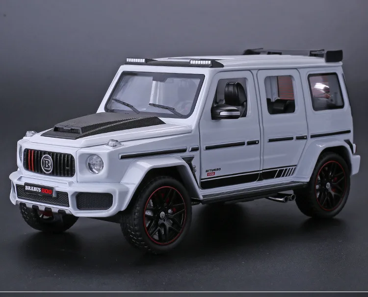 ベンツ BABOSI B800 ブラバス ゲレンデ ホワイト1/18 1/18 Motorhelix Mercedes Benz G class Brabus G800 in Gloss