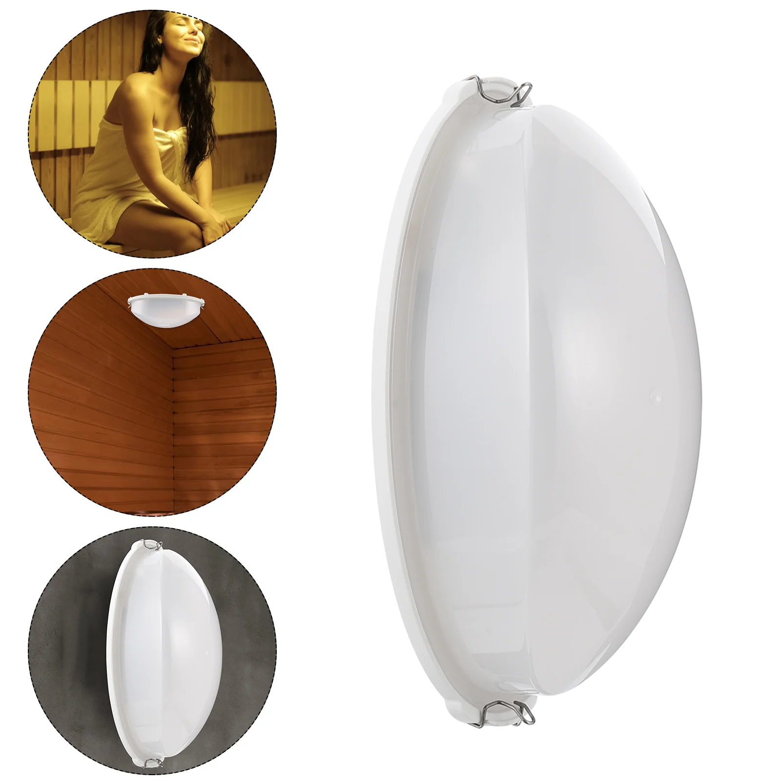 

Sauna Explosion-proof Lights Steam Room Lamp Ceiling Bulkhead Equipment Anti-fog