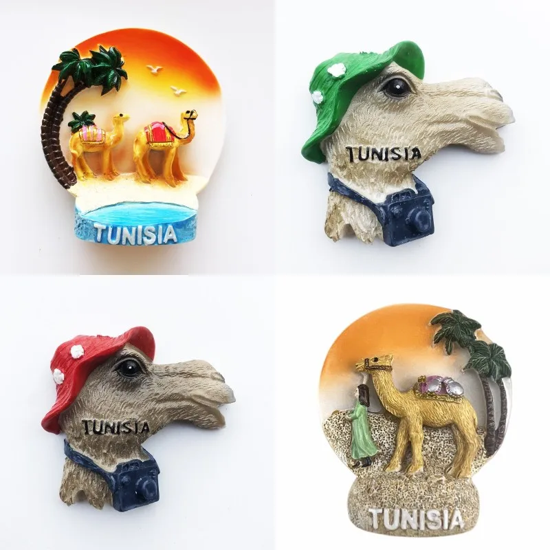 

Tunisia Travelling Fridge Magnets Tourist Souvenirs Fridge Stickers Home Decor Wedding Gifts Message Board Magnetic Stickers