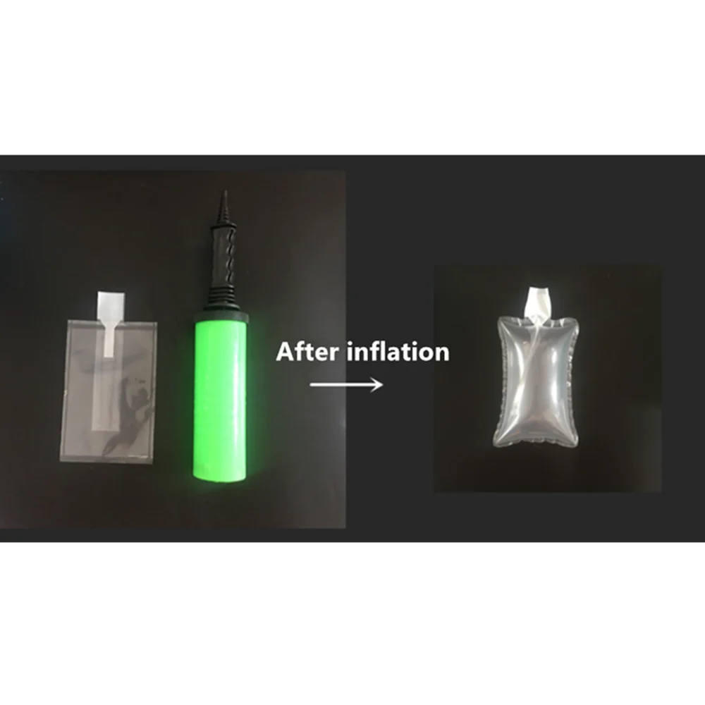 100pcs 10x15cm Small Inflatable Air Buffer Plastic Bags in Packaging - Clear Cushion Blocking Buffer Pouches + Air Pump Inflator 2