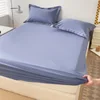 100% Egyptian Cotton 400TC Bedding Bed Sheet Set Luxury Fitted Sheet Flat Sheets With Pillowcase Bedsheet Soft Comfort Bed Lines 3