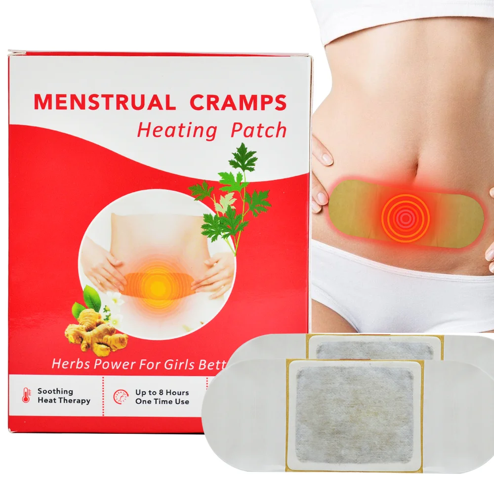 

6 Pcs/2 Packs Menstrual Cramps Heating Patch Medicine For Women Period Dysmenorrhea Medical Plaster Palace Cold Hysterospasm